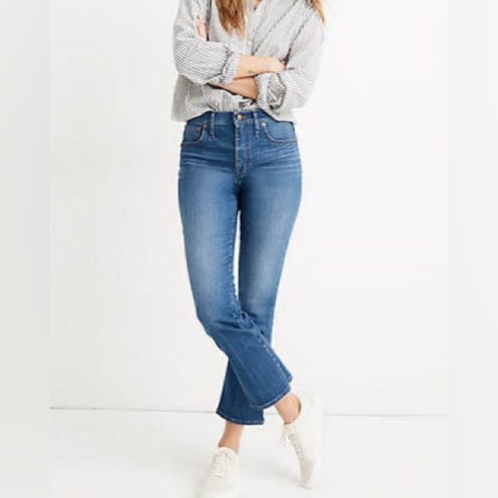 Madewell Medium Wash Cali Demi Boot Denim Jeans‎ Classic Size 26 Normcore Casual
